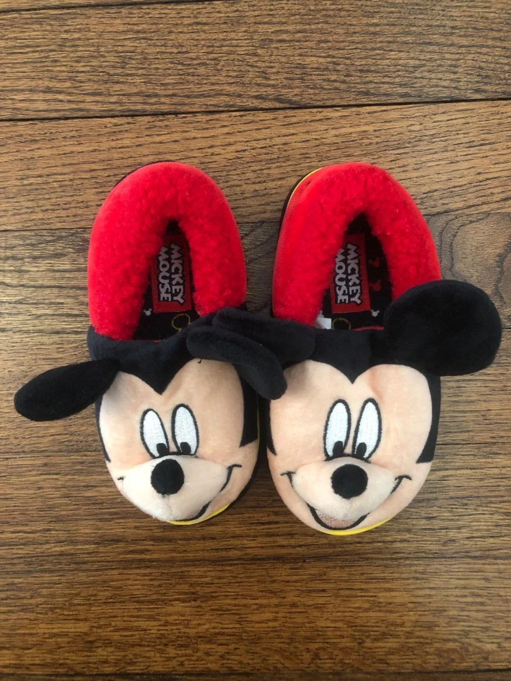 Mickey Mouse Toddler Slippers, Size 7-8